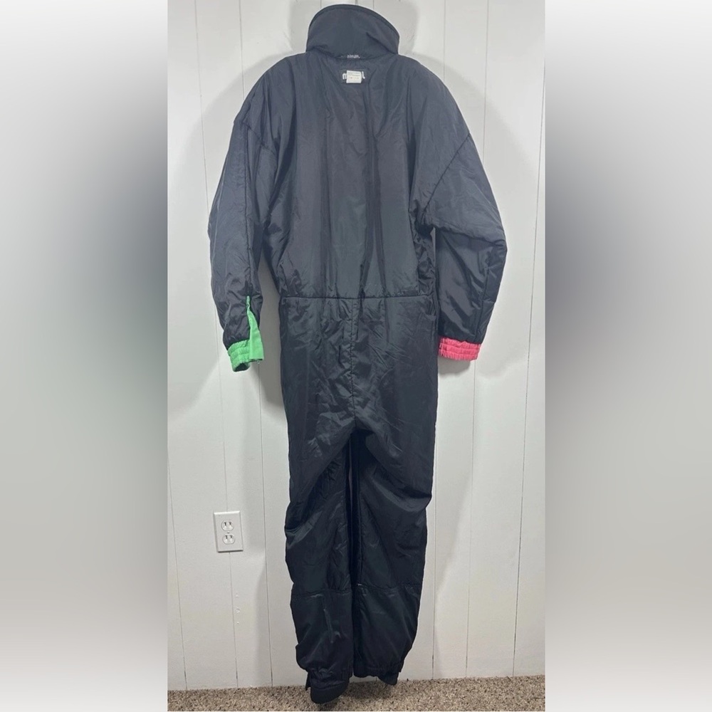 Mistral Ski Suit Snowsuit Sz 14 Big 80’ One Piece Post Modern Snow Color block - Picture 12 of 16